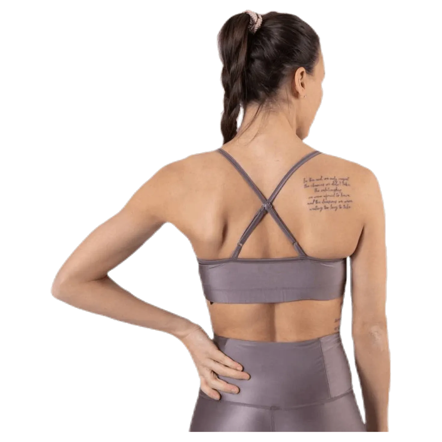 Gloss Bra Top Purple
