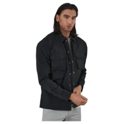 Gordon Tripple Shirt Ls Black