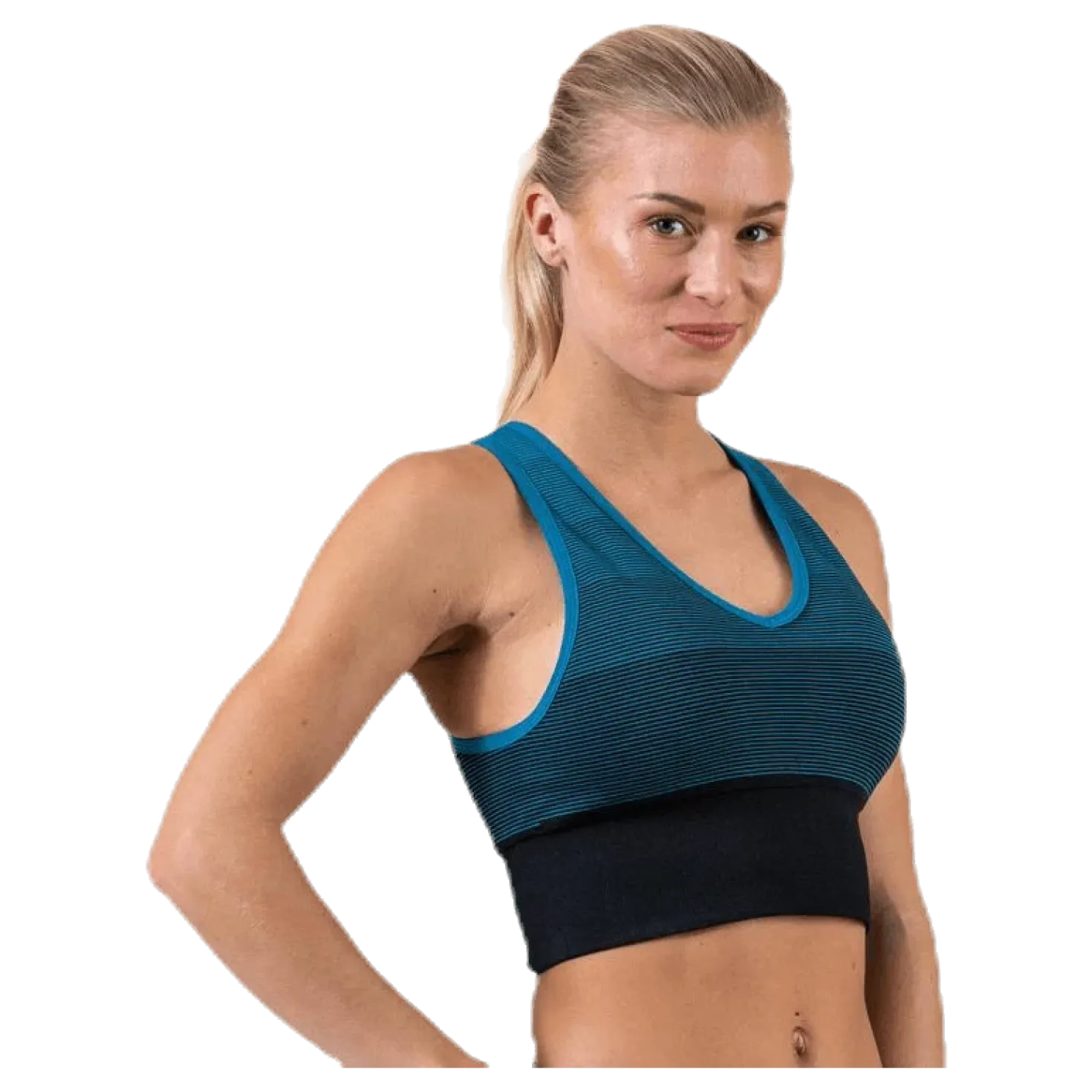 Gradient Seamless Top Blue