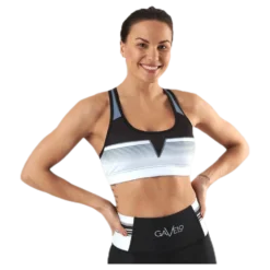 Grand Slam Black Sport Bra White/Black