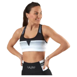 Grand Slam Black Sport Bra White/Black