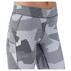 Graphic line tights White