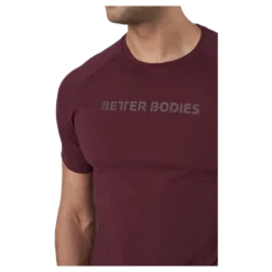 Gym Tapered Tee Maroon