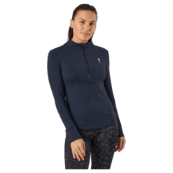Half Zip Sweater Dark Blue
