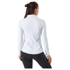Half Zip Sweater White