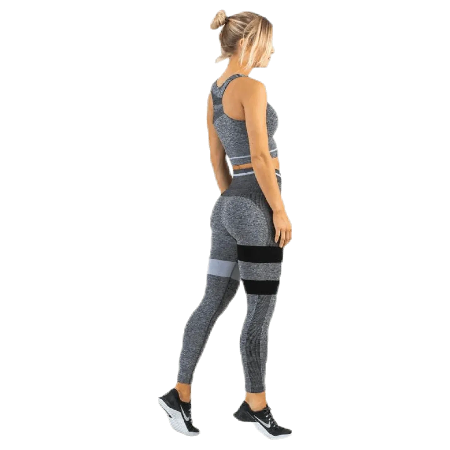 Halley Seamless Bra Black/Grey