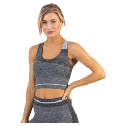 Halley Seamless Bra Black/Grey