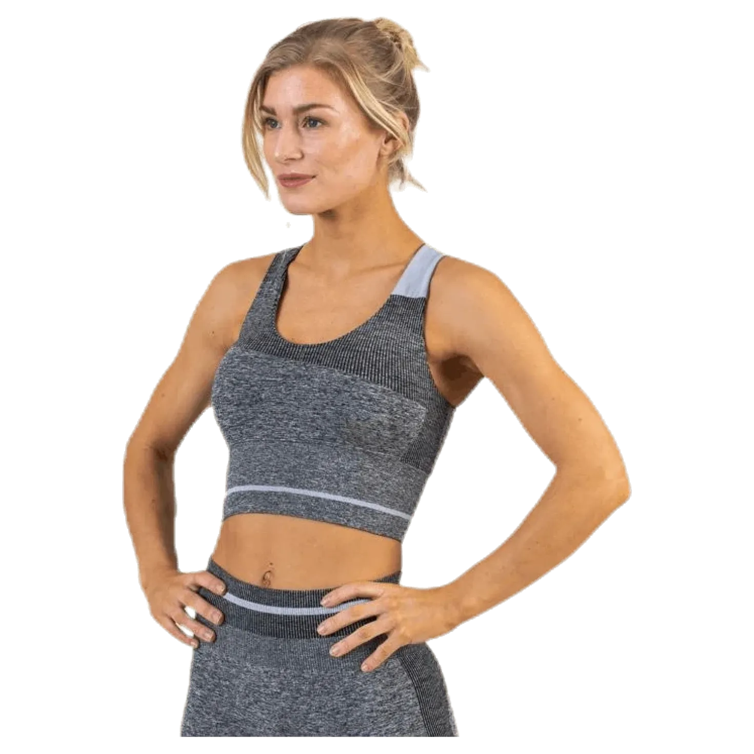 Halley Seamless Bra Black/Grey