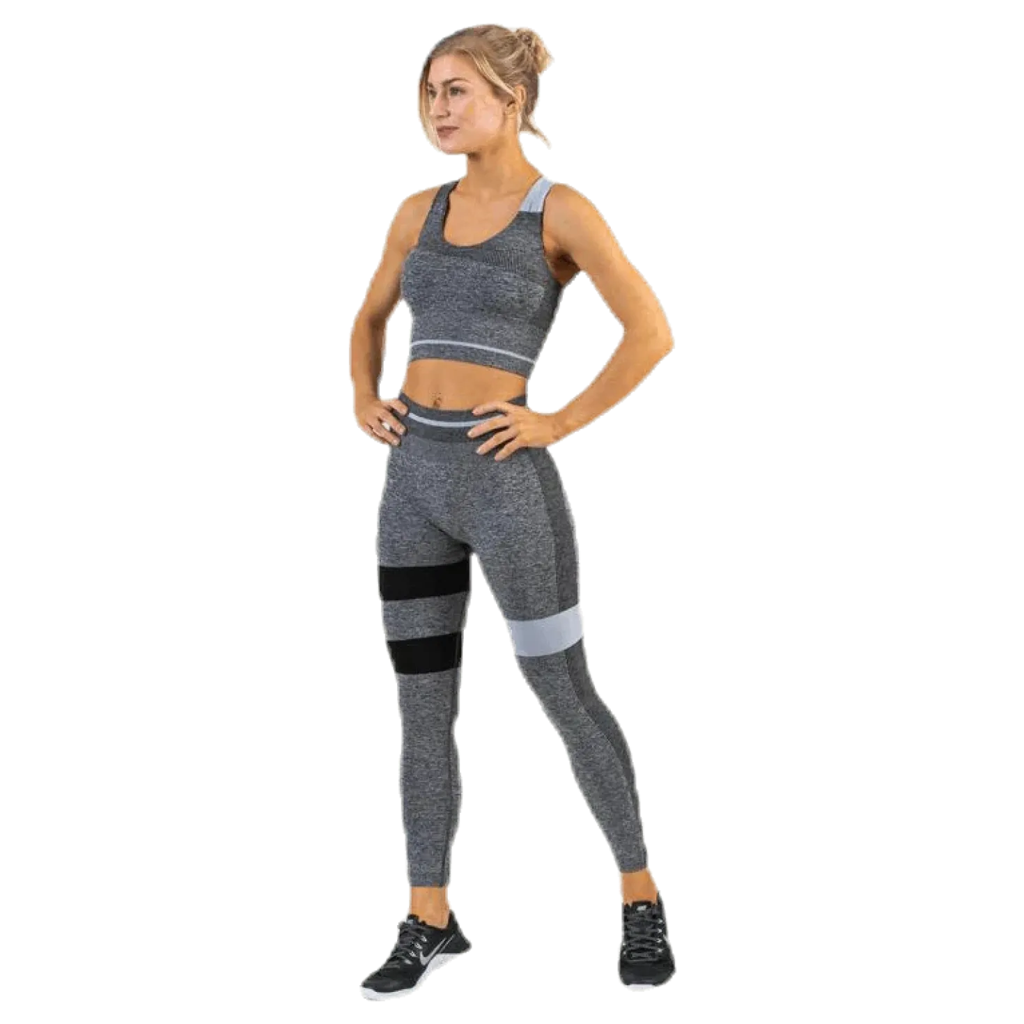 Halley Seamless Bra Black/Grey