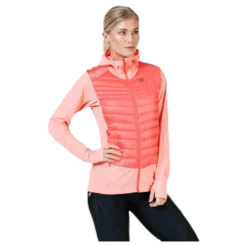 Haloes Down Hybrid Hoodie Pink