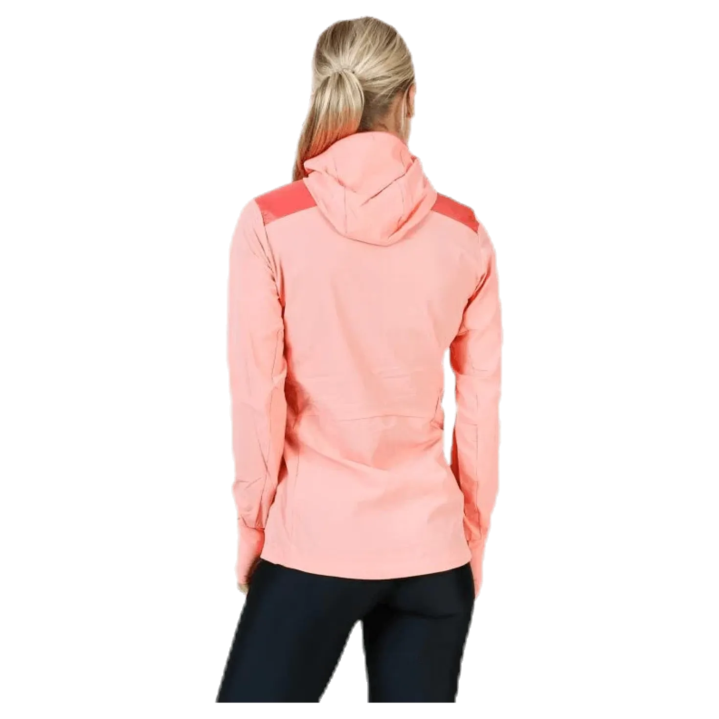 Haloes Down Hybrid Hoodie Pink