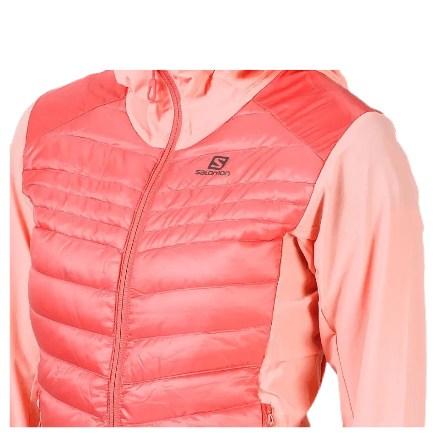 Haloes Down Hybrid Hoodie Pink