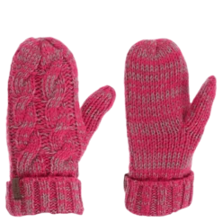 Handlight Reflective Mitten Pink/Grey