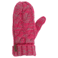 Handlight Reflective Mitten Pink/Grey