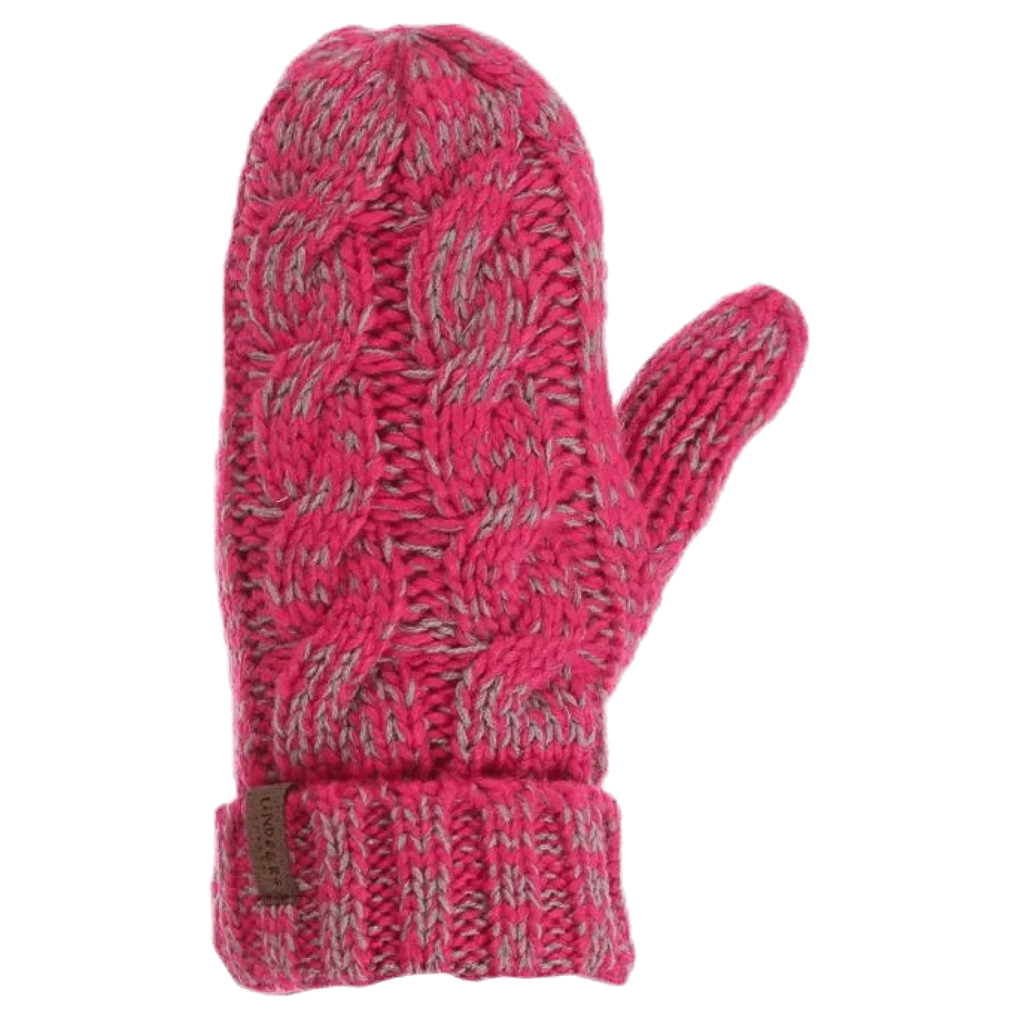Handlight Reflective Mitten Pink/Grey