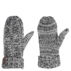 Handlight Reflective Mitten Black/Grey
