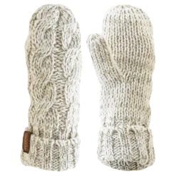 Handlight Reflective Mitten White