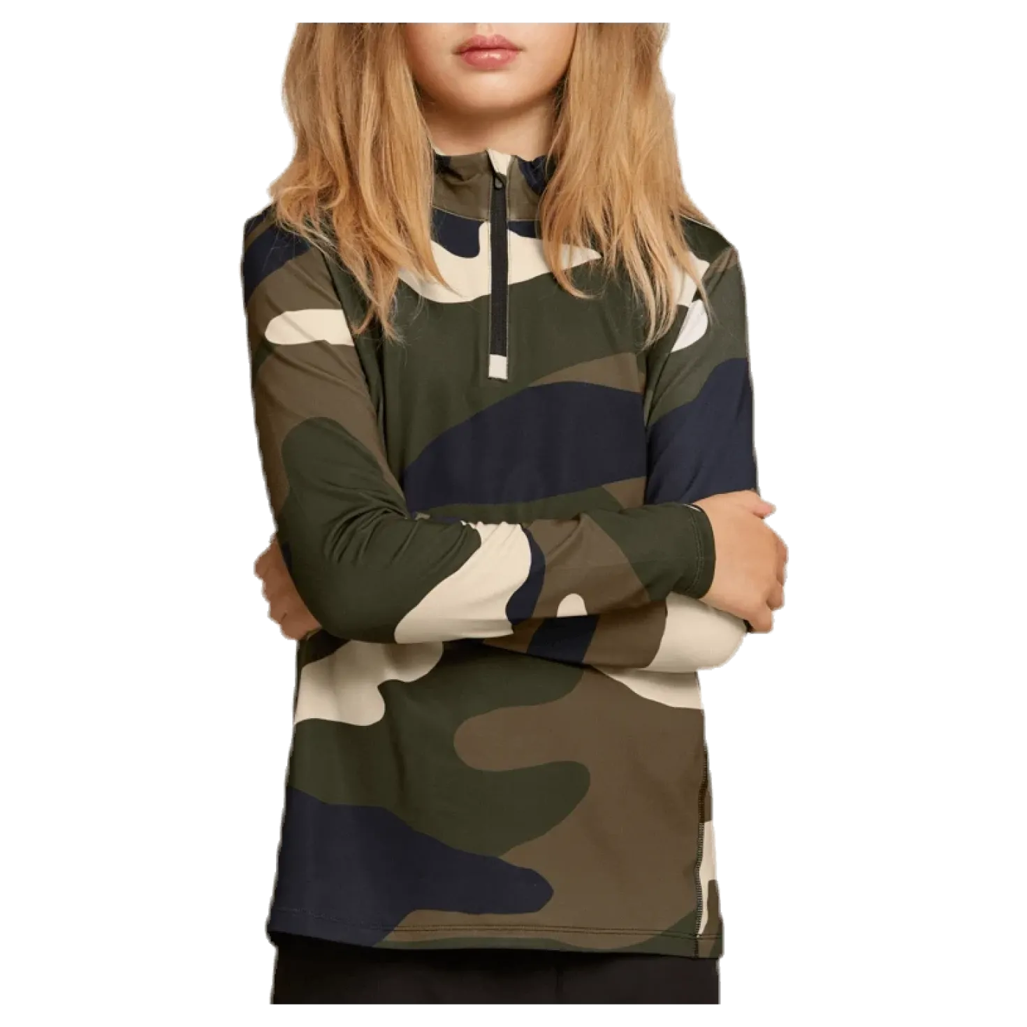 Harald Midlayer Half Zip Junior Patterned