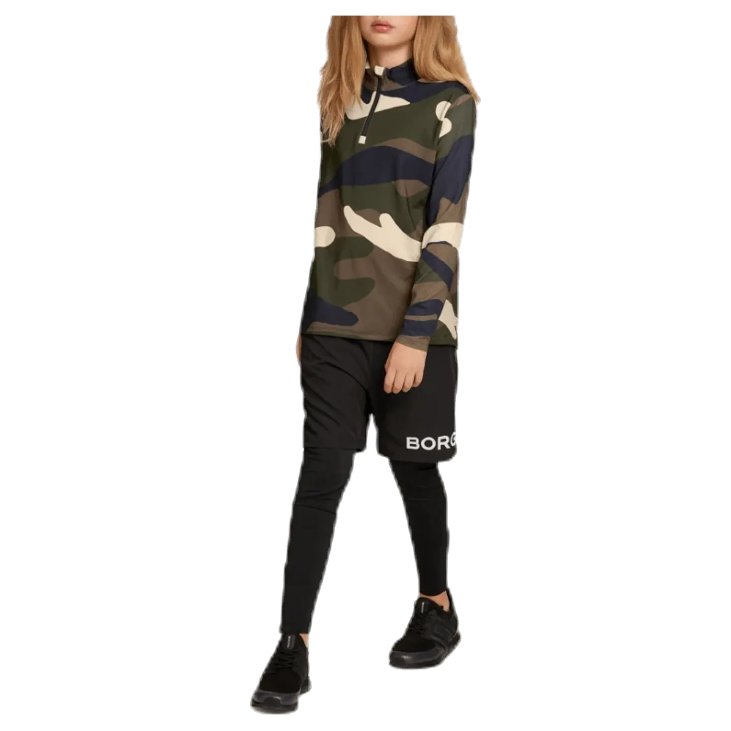 Harald Midlayer Half Zip Junior Patterned