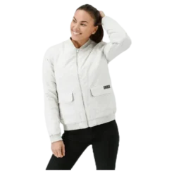 Hatty Reversible Bomber White
