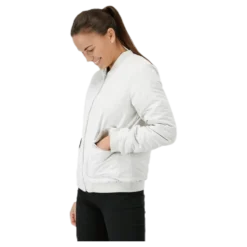 Hatty Reversible Bomber White