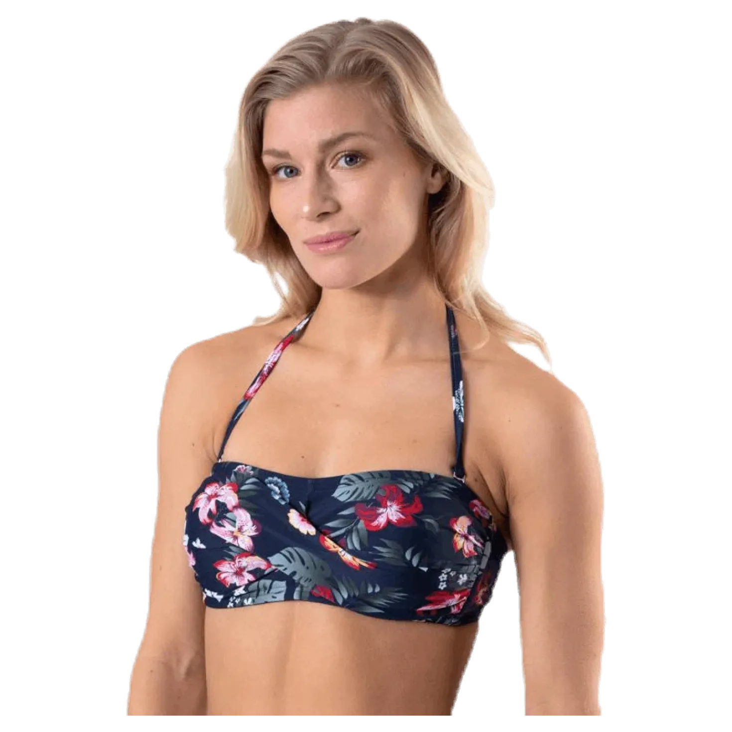 Hawaii Twisted Bandeau Blue/Patterned