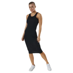Hazel Rib Tank Dress Black