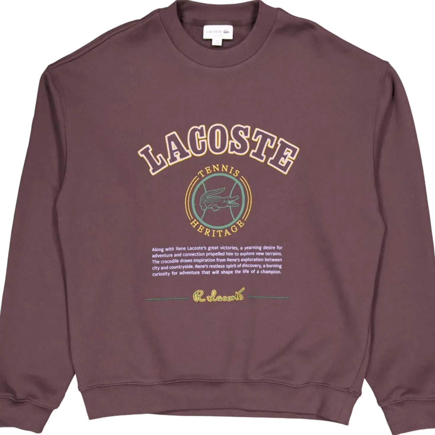 Heritage Embroidery Fleece Swe Brown Skb