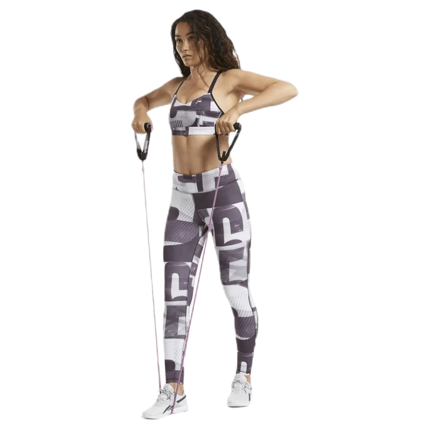 Hero Strappy Bra White/Black