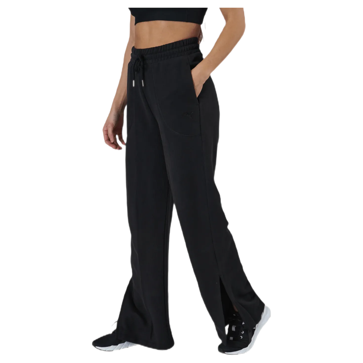 Her Wide Pants Tr Black