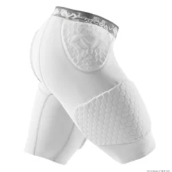 Hex Shorts Wrap Around Thigh White