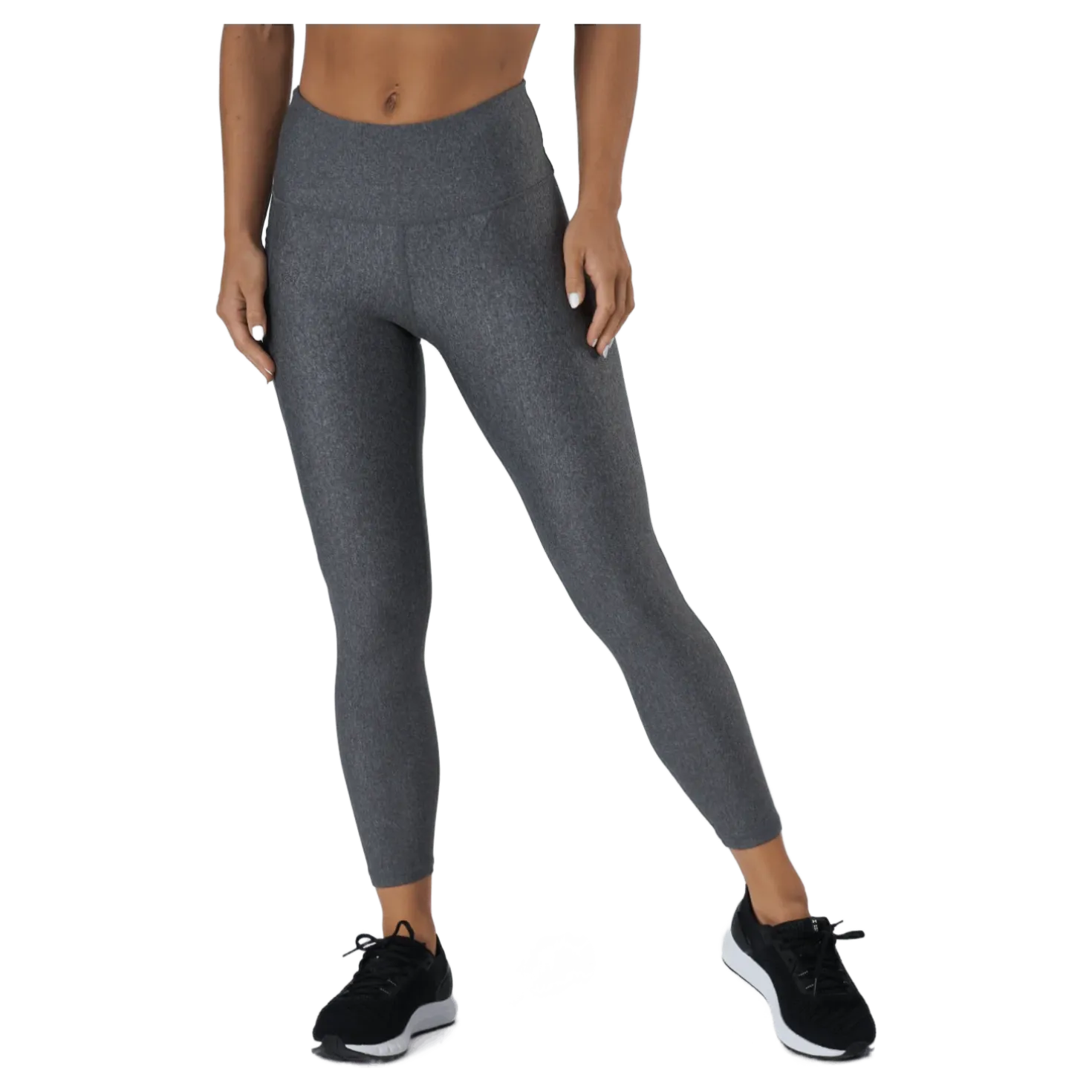 Hg Armour Hi Ankle Leg Charcoal Light Heather