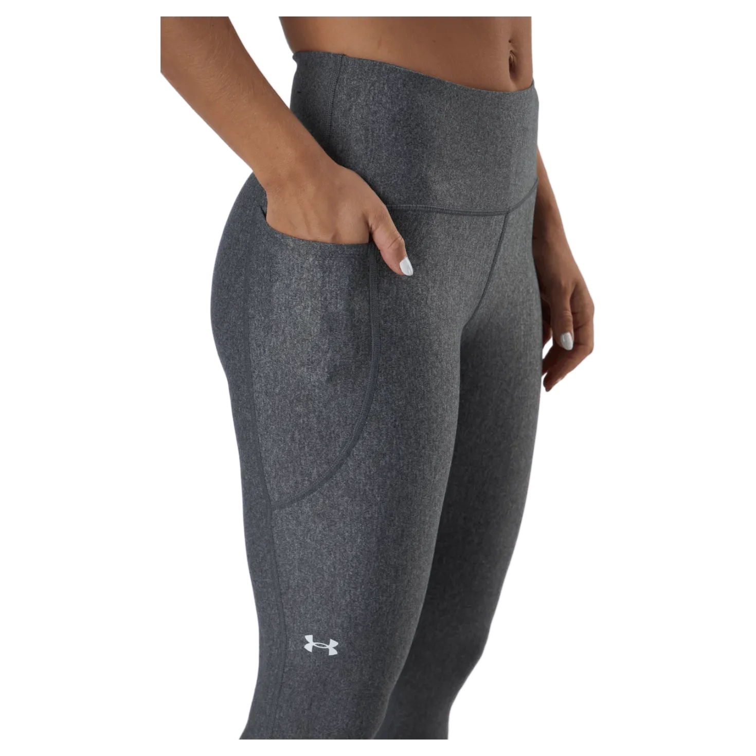 Hg Armour Hi Ankle Leg Charcoal Light Heather
