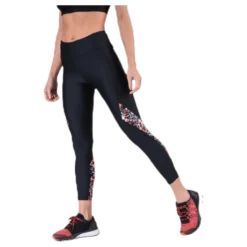 HG Armour Printed Panel Ankle Crop Black