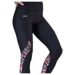 HG Armour Printed Panel Ankle Crop Black