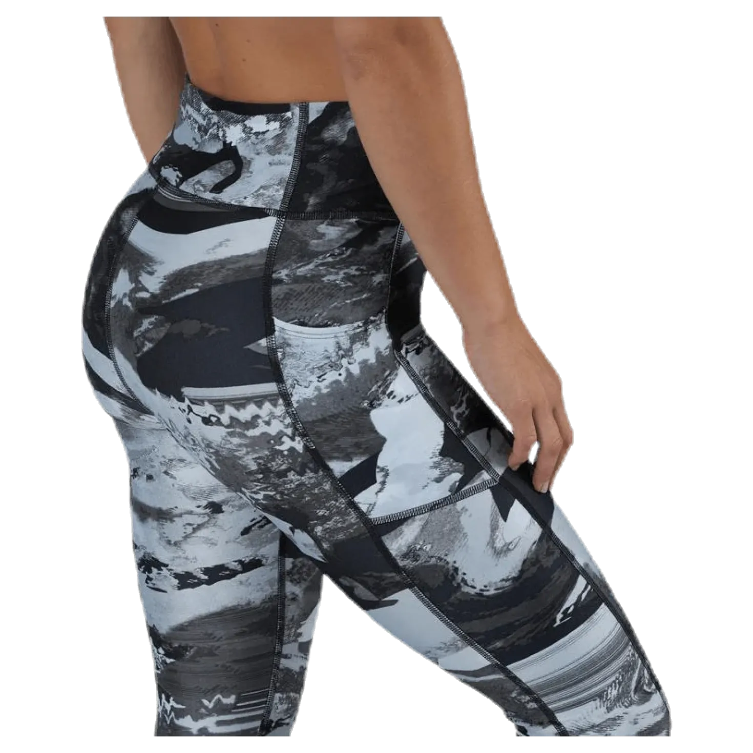 HG Armour Prt Ankle Crop Black