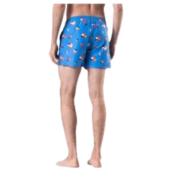 Hibiscus Swim Shorts Blue
