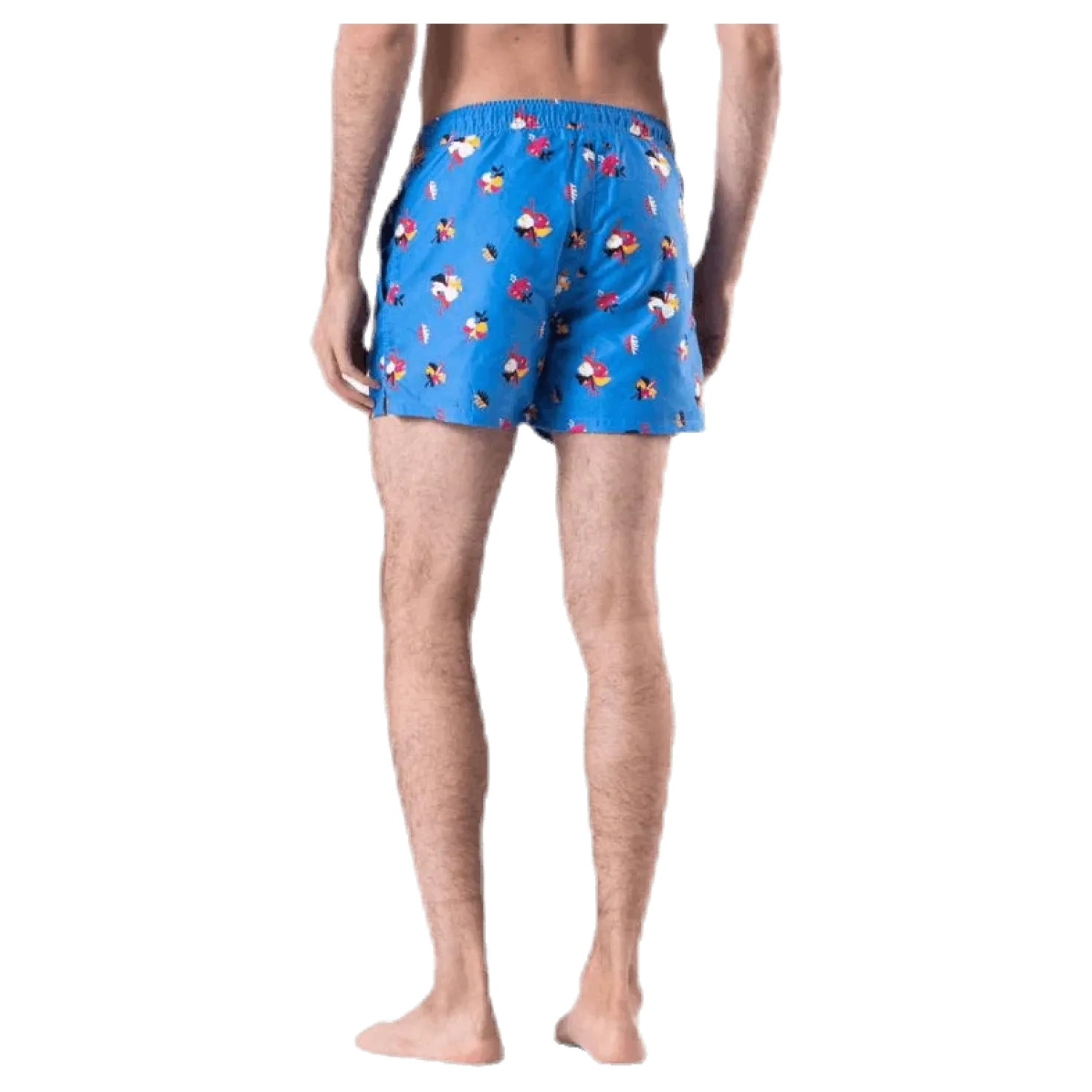 Hibiscus Swim Shorts Blue