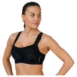 High Support Sports Bra D Black