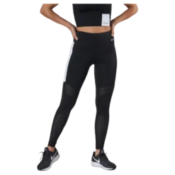 High Waist Block Tight Black