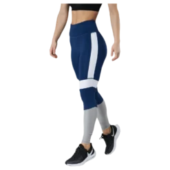 High Waist Block Tight Blue