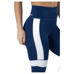 High Waist Block Tight Blue