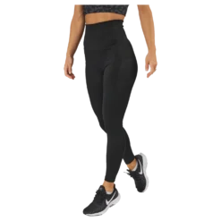 High Waist Tights - Side Pocke Black