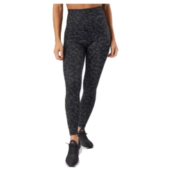High Waist Tights - Side Pocke Leopard