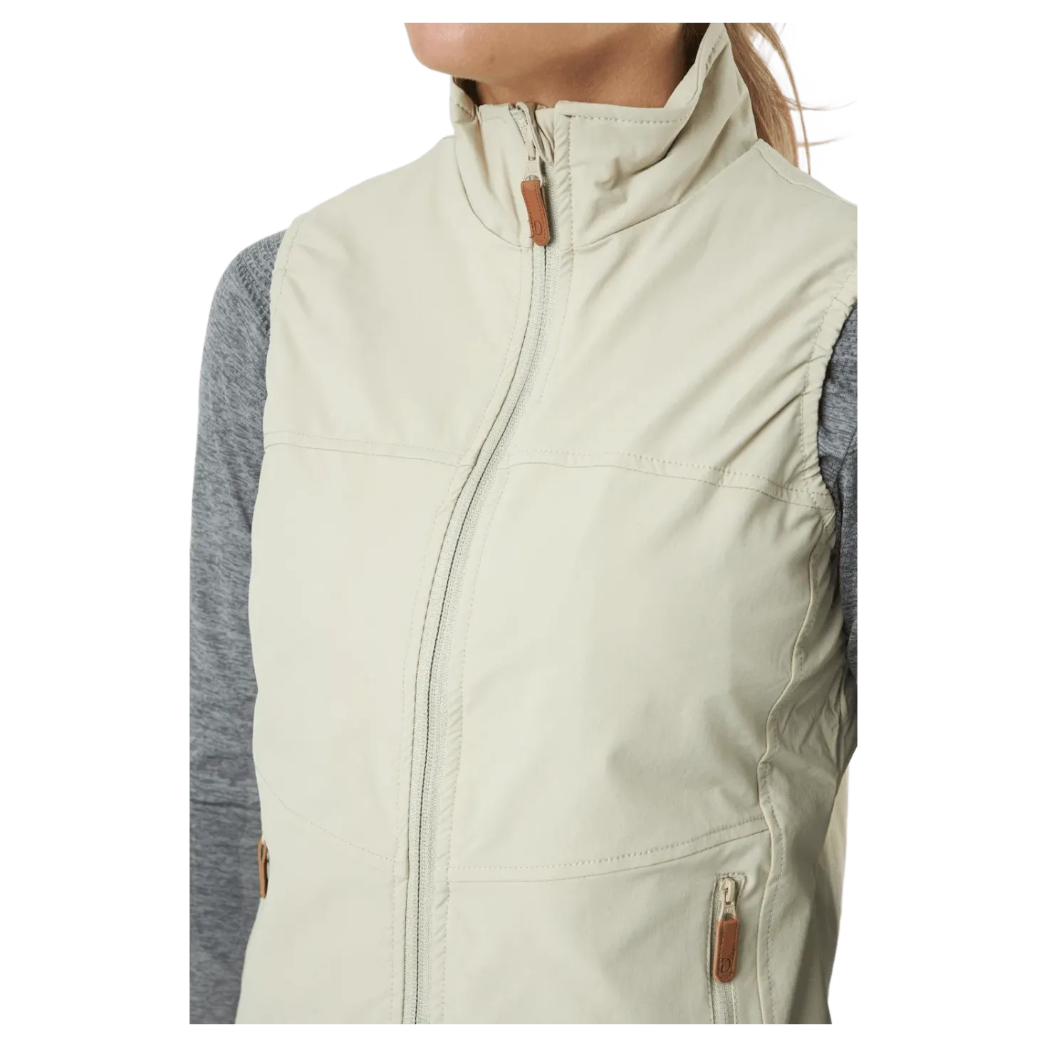 Himalaya Vest Wmn Khaki