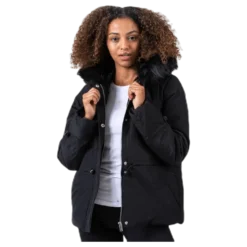 Hira Puffer Jacket Black