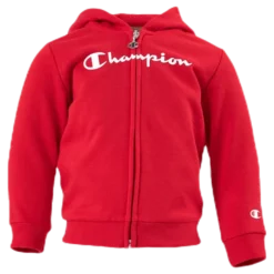 Hooded Full Zip Suit Junior Red
