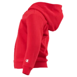 Hooded Full Zip Suit Junior Red