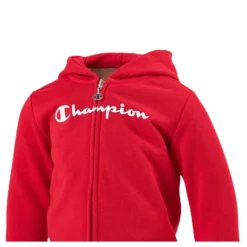 Hooded Full Zip Suit Junior Red