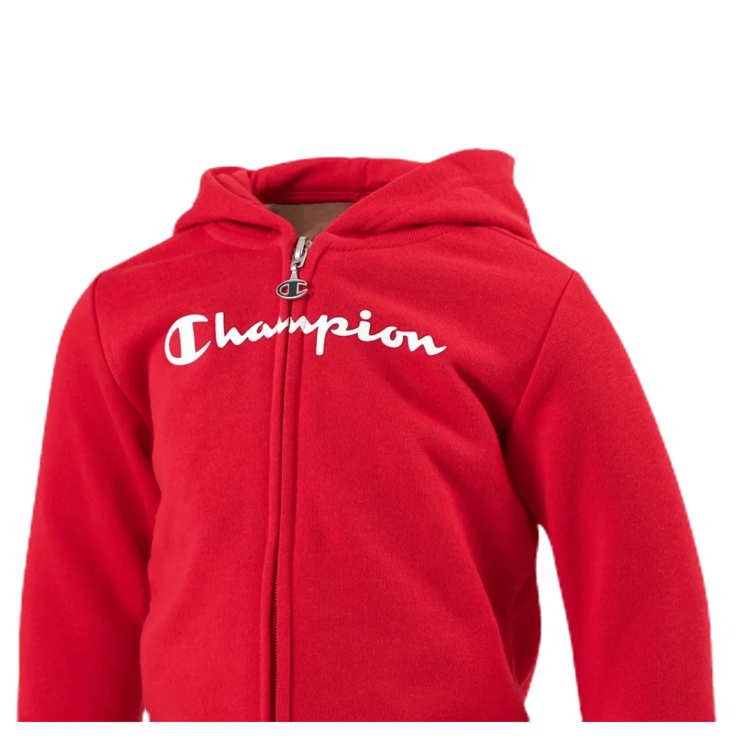 Hooded Full Zip Suit Junior Red